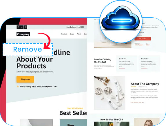 Eliminar etiqueta NubeFunnels